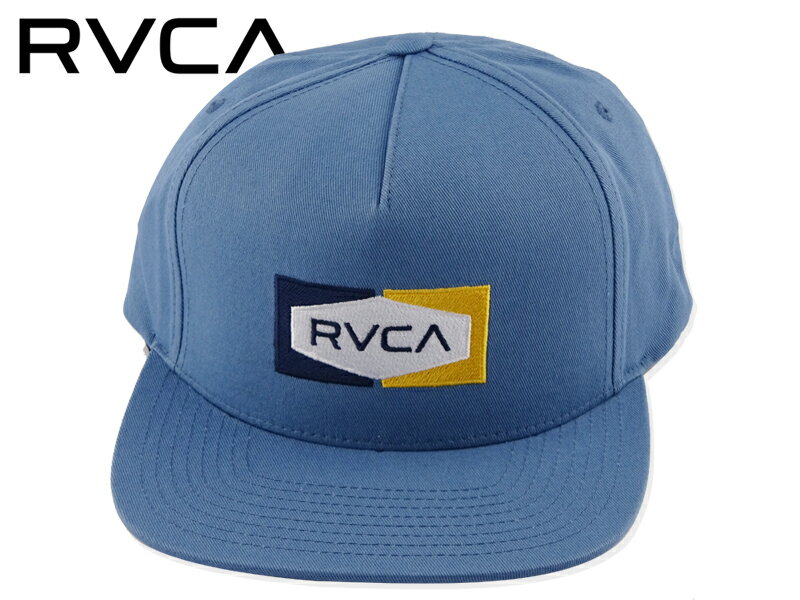 ☆ RVCA [루카] ELM SNAPBACK LIGHT BLUE 스냅 백 캡 라이트 블루 20045 [맨즈 레이디스 스케보]]