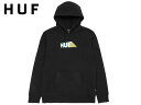 ☆HUFSPECTRUM PULLOVER HOODIE BLACK プルオーバーフーディー ブラック 20001 