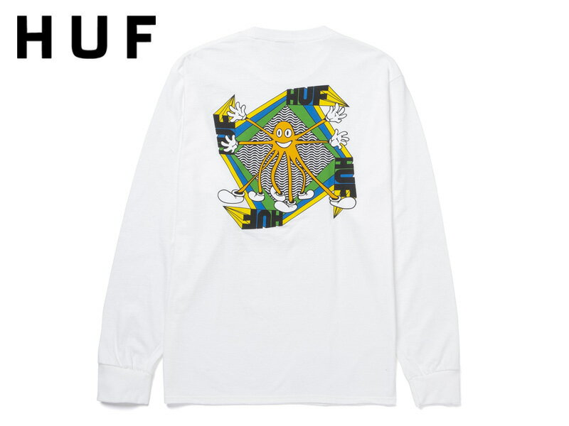 ☆HUFSPECTRUM LONG SLEEVE TEE WHITE ロングスリーブ ホワイト 20006 