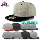 ☆【デイリーユースにピッタリです♪】OTTO【オット】Wool Blend Flat Visor Pro Style Snapback Caps-125-1054 ウールブレンド フラットバイザー プロスタイル スナップバック キャップ 14462 20168【ヘザー無地 シンプル】20739