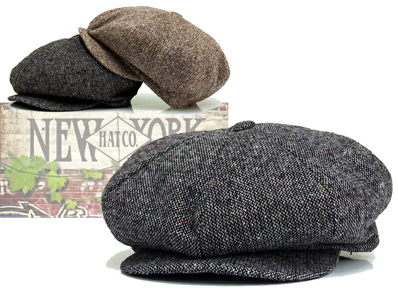 ☆NEWYORKHAT【ニューヨークハット】＃9030 TWEED NEWSBOY ツイードニュースボーイ キャスケット 8590 11302 12725 14115 19886 20603 21142