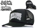 ★SUICIDAL TENDENCIES×INFECTIOUS GROOVES【スーサイダル テンデンシーズ×インフェクシャス グルーブ】ダブルネーム メッシュアジャスターキャップ FLIP-UP MESH CAP 6784 10593 12482 20701 21117