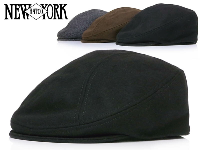 NEWYORKHAT【ニューヨークハット】#9003 WOOL MELTON HUNTING 1900 ウールメルトンハンチング19005【定番スタイル】【全3色】【送料無料】20609