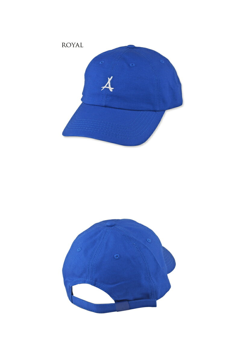 ☆ALUMNI【アラムナイ】LOGO DAD HAT ROYAL/WHITE ロイヤル/ホワイト 15693【送料無料】[メンズ レディース]