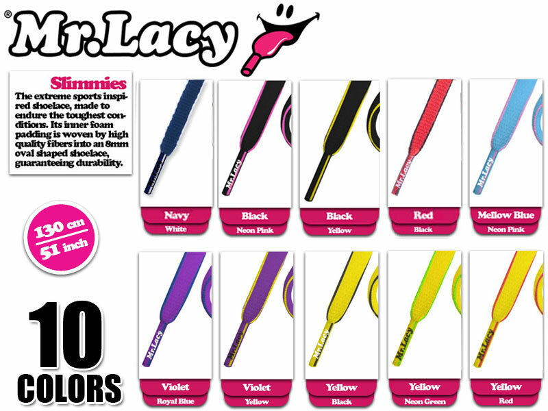 Mr.Lacyڥߥ졼SLIMMIES 2TONE HOELACES0.8cmۡڥϥƥʥ塼졼ۡ10ۥߡ 130cm 11985 Ҥ ɳ ĤҤڥ᡼б