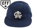 EBBETS FIELD FLANNELS エベッツフィールドフランネルズ COTTON BALLCAP CHICAGO AMERICAN GIANTS 1927 NAVY コットン ボールキャップ ネイビー 19175 20458 21356