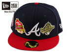 ☆NEWERA【ニューエラ】MLB 59FIFTY WORLD CHAMPIONS ATLANTA BRAVES NAVY/RED アトランタ・ブレーブス ネイビー/レッド 19656 [メンズ レディース]