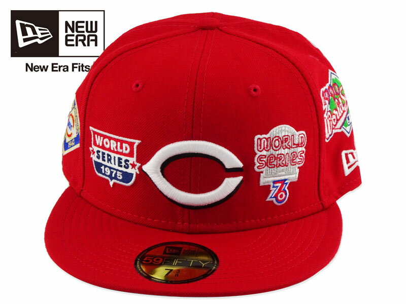 ☆NEWERAMLB 59FIFTY WORLD CHAMPIONS CINCINNATI REDS RED シンシナティ・レッズ レッド 19656 