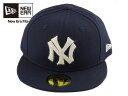 NEWERA【ニューエラ】59FIFTY FIELD OF DREAMS 2021 NEWYORK YANKEES NAVY フィールドオブドリームス 2021 ニューヨークヤンキース ネイビー 19766 [メンズ レディース]