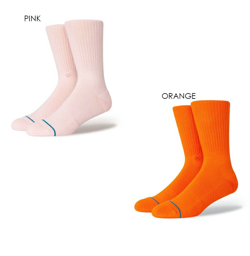 STANCE【スタンス ソックス】ICON CREW SOCKS アイコン クルーソックス 19344 [メ...