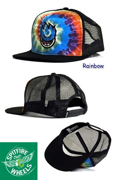 ☆SPITFIRE【スピットファイヤー】SF1128 TIEDYE FOAMTRUKER タイダイ　フォーム トラッカーメッシュキャップ 11022 【SNAPBACK アメリカ 星条旗 ウィール スケボー アジャスター】　10P25Oct14