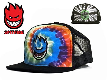 ☆SPITFIRE【スピットファイヤー】SF1128 TIEDYE FOAMTRUKER タイダイ　フォーム トラッカーメッシュキャップ 11022 【SNAPBACK アメリカ 星条旗 ウィール スケボー アジャスター】　10P25Oct14