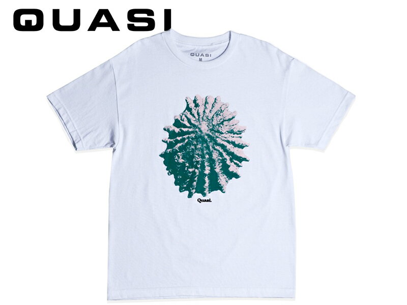 ☆QUASI【クアジ】FOSSIL T-SHIRT WHITE フォッシル Tシャツ ホワイト 19796 [クワージー スケート メンズ レディース]