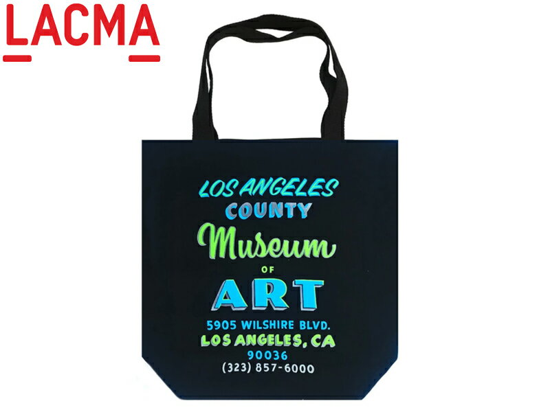 LACMA Los Angeles County Museumڥ󥼥륹ƥߥ塼४֥ȡHand Painted Sign Tote in Black ȡ ֥å19217