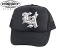 PRODUCT OF LAyv_NgIuGG[zOG L.A. TRUCKER HAT BLACK gbJ[Lbv ubN 19804 [2021 Y fB[X]