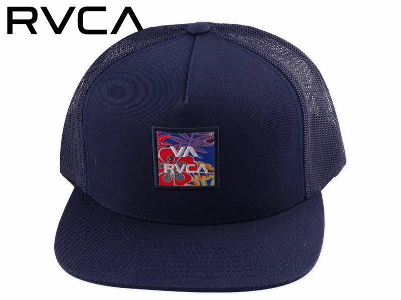 Rakuten - ☆RVCA【ルーカ】VA ATW PRINT TRUCKER NEW NAVY メッシュキャップ ネイビー 19684　20296