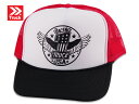 ☆TRUCK BRANDRACING #V7 BLACK/WHTIE/RED メッシュキャップ ブラック/ホワイト/レッド 8730 14297