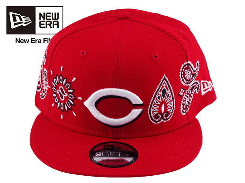 ☆NEWERAMLB 9FIFTY PAISLEY ELEMENTS CINCINNATI REDS RED シンシナティ・レッズ ペイズリー柄 レッド 19658 