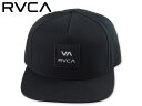 ☆RVCASQUAR SNAPBACK BLACK スクエア スナップバック ブラック 19375 