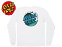 ☆SANTA CRUZ【サンタクルーズ】Wave Dot LONG SLEEVE WHITE ロングスリーブ ホワイト 19829 SKATE SK8 スケボー SUPREME