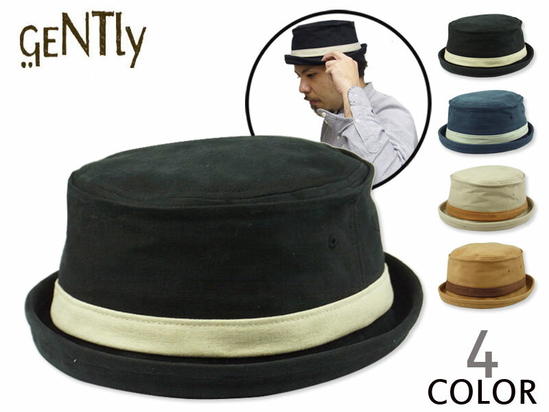 󤪻̵ָ۾åȥѤοʡGENTLYڥȥ꡼ PREMIUM COTTON PORKPIE HAT ץߥॳåȥ ݡѥϥå 14312 ǥ 奢 ץ 礭 ӥå Ÿ˭