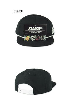 ☆X-LARGE【エクストララージ】X PISTOL HAT SNAPBACK BLACK ピストル スナップバックキャップ ブラック 14728 [缶バッチ SKATE SK8 スケボー] 10P01Mar15