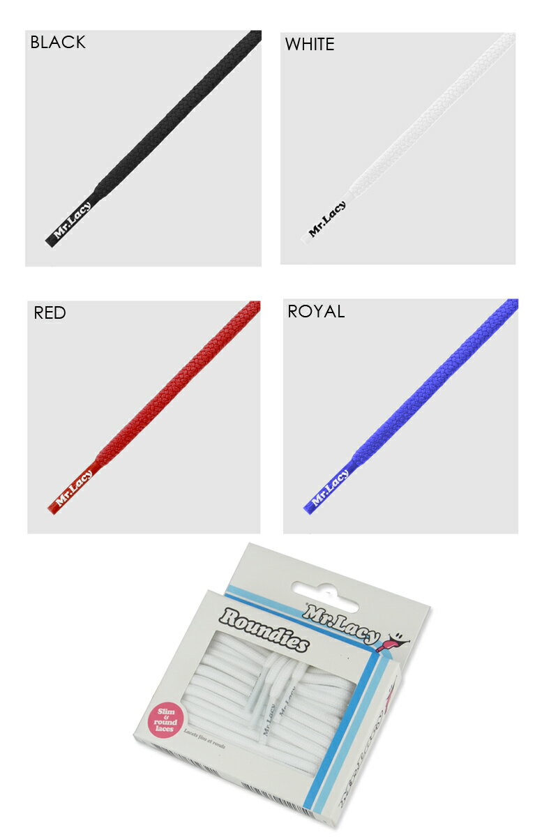 ��Mr.Lacy�ڥߥ������졼������ROUNDIES SHOELACES �饦��ǥ����� ���塼�졼�� 130cm 11983 ���Ҥ� ��ɳ ���ĤҤ����ڥ᡼�����б���