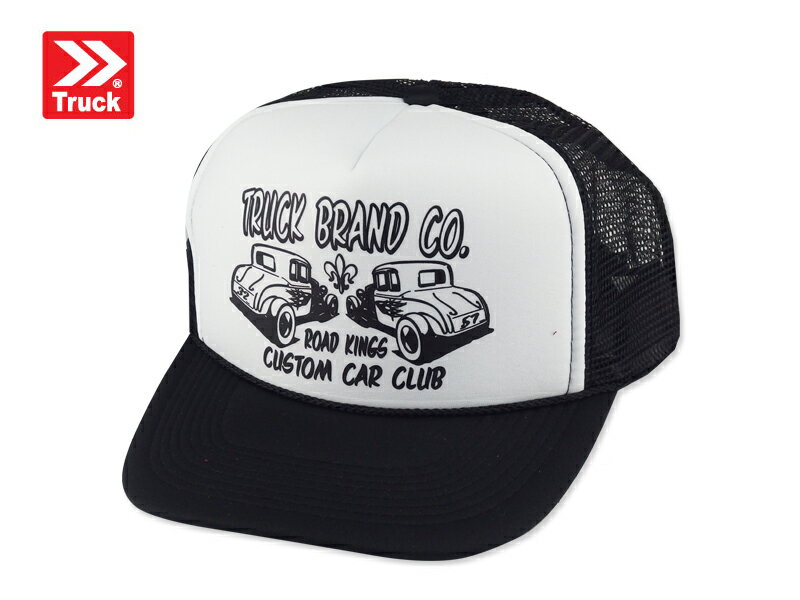 Rakuten - TRUCK BRAND トラックブランド CAR CLUB #UX4 メッシュキャップ カークラブ ブラック/ホワイト 8730 22925 [SNAPBACK スナップバック アメカジ 帽子 メンズ レディース]