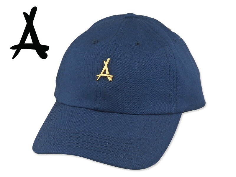 ☆ALUMNI【アラムナイ】24K DAD HAT NAVY/GOLD ネイビー/ゴールド 15694【送料無料】[メンズ レディース]
