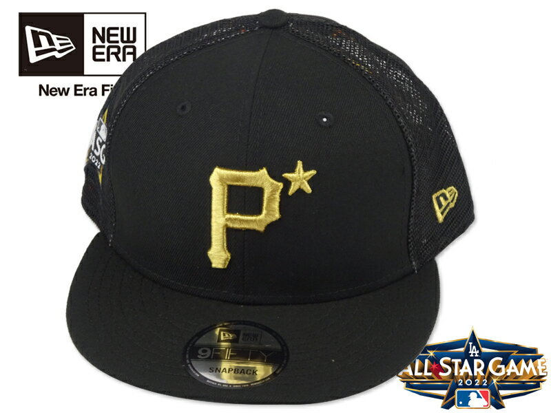 NEWERA【ニューエラ】9FIFTY MLB ALLSTAR GAME 2022 PATCH PITTSBURGH PIRATES BLACK オールスターゲーム パッチ ピッツバーグ パイレーツ ブラック メジャーリーグ20507