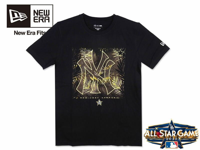 NEWERA【ニューエラ】NE94011 MLB ALLSTAR GAME 2022 NEWYORK YANKEES T-SHIRTS BLACK オールスターゲーム ニューヨーク ヤンキース Tシャツ ブラック 20478 [メンズ レディース]