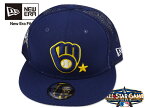 NEWERA【ニューエラ】9FIFTY MLB ALLSTAR GAME 2022 PATCH MILWAUKEE BREWERS NAVY オールスターゲーム パッチ ミルウォーキー・ブルワーズ ネイビー 20525