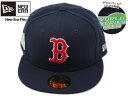 NEWERA【ニューエラ】59FIFTY CITRUS POP BOSTON REDSOX NAVY シトラスポップ ボストン レッドソックス ネイビー 20719(4)