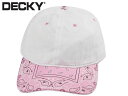 DECKY fBbL[ 6PANEL BANDANA DAD CAP WHITE/PINK o_i_bh Lbv zCg/sN 20905