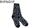 RIPNDIP リップンディップ Fuckin Fuck Socks Black ソックス ブラック 20838 10P19Dec15