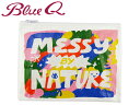 Blue Q ブルーキュー MESSY BY NATURE ZIPPER POUCH ジッパーポーチ 20963 [化粧ポーチ A5アメリカ かわいい 母の日 ...
