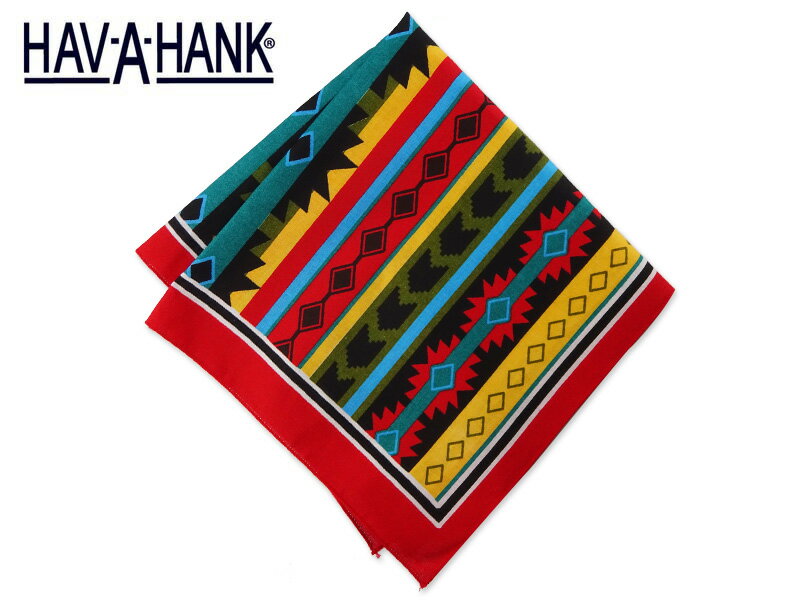 HAV-A-HANK ハブアハンク SOUTHWEST BANDANA MODERN AZTEC バンダナ アステカ族 12114 20801 21222