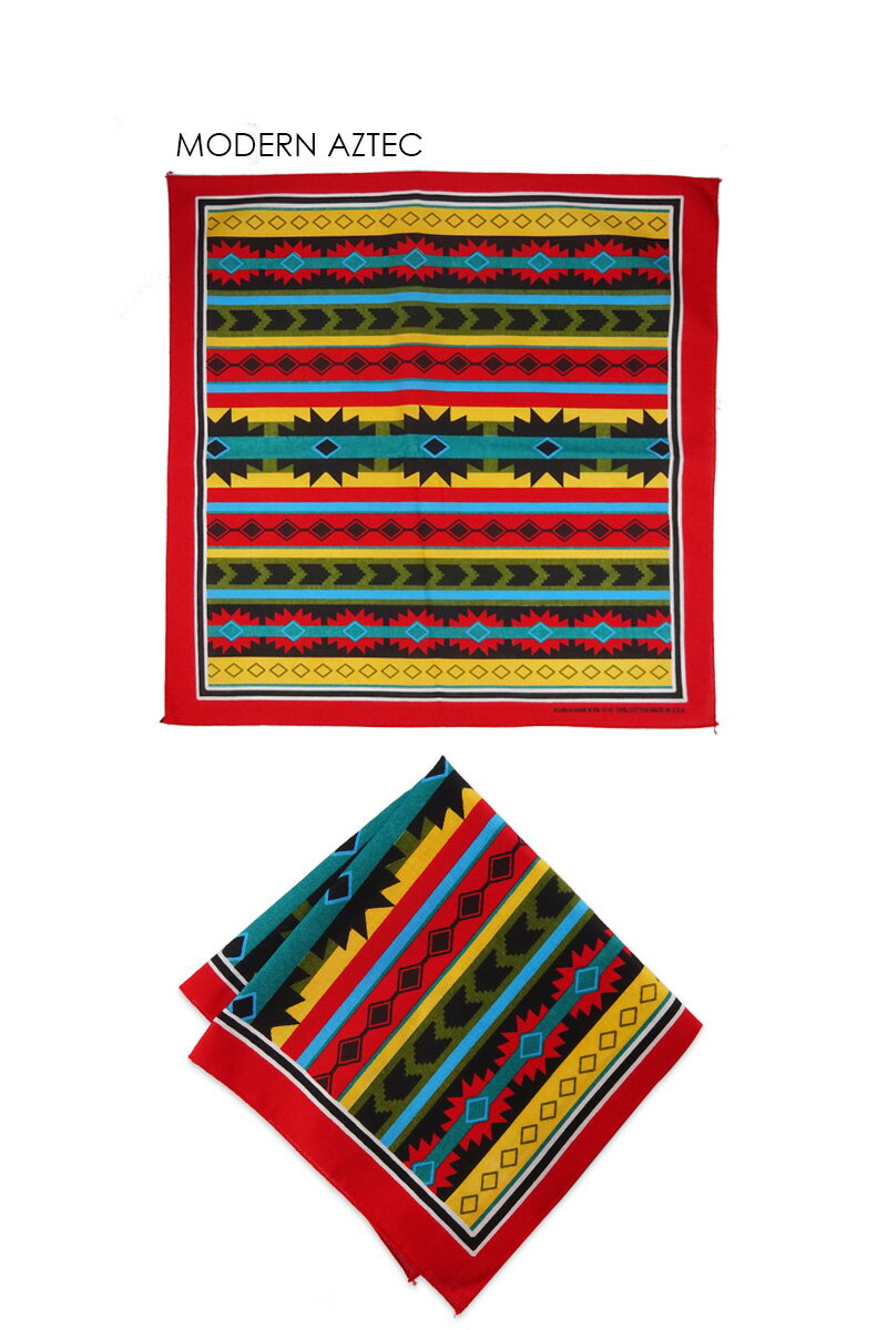 HAV-A-HANK ハブアハンク SOUTHWEST BANDANA MODERN AZTEC バンダナ アステカ族 12114 20801 21222 2