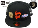 NEWERA【ニューエラ】59FIFTY HISTORIC CHAMPS SANFRANCISCO GIANTS CAP BLACK サンフランシスコ ジャイアンツ キャップ ブラック 20765