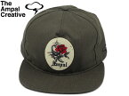 ☆The Ampal Creative【アンパルクリエイティブ】SCORPIO RISING Strapback Cap Brown ストラップバックキャップ ブラウン [カルフォルニ スナップバック]