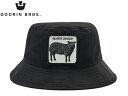 GOORIN BROTHERS【グーリンブラザーズ】BLACK SHEEP BAAAD GUY BUCKET HAT BLACK ブラックシープ バケットハット ブラック 20619[狼 刺繍 メンズ レディース]