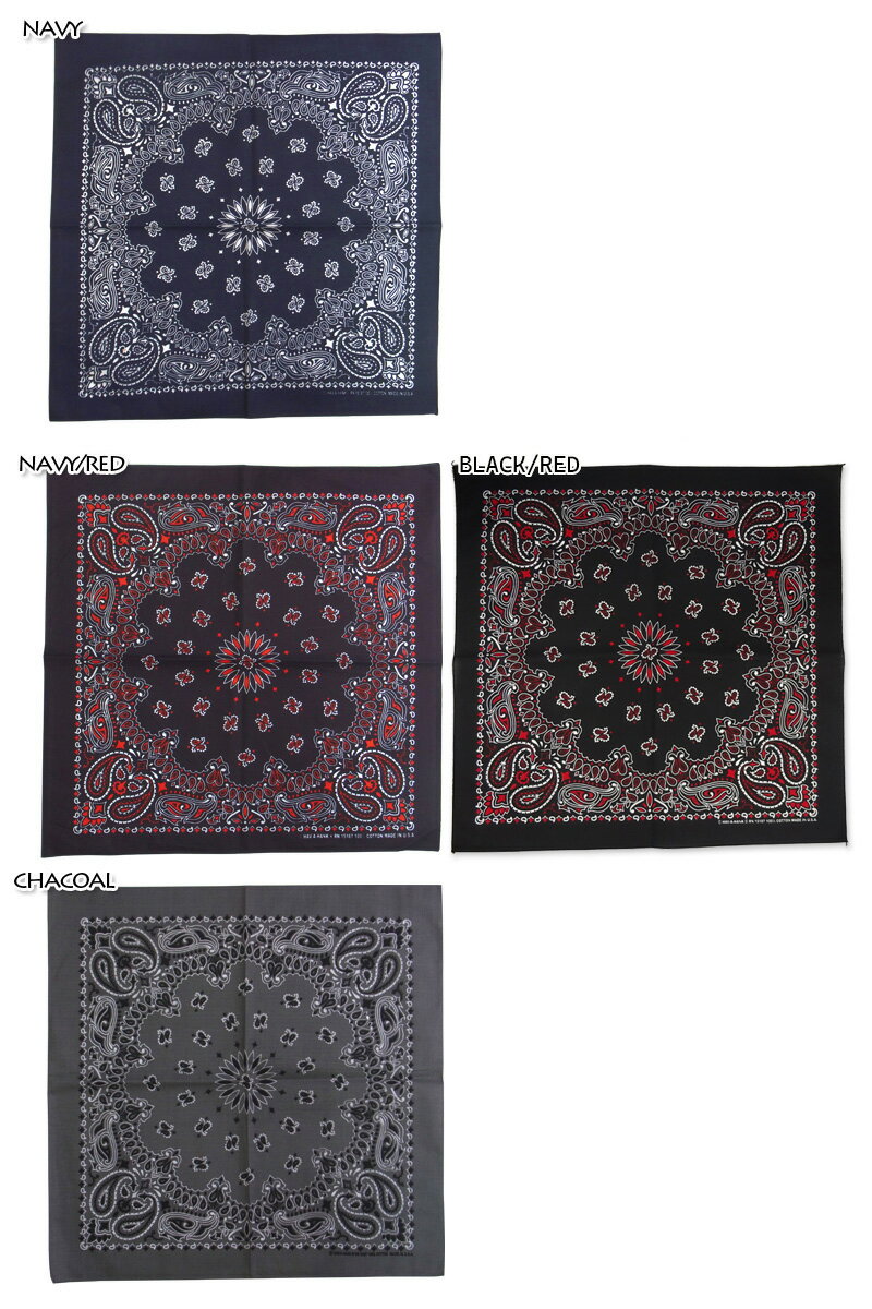 ☆【メール便対応】【12カラー】【ペイズリー柄】HAV-A-HANK　PISLEY BANDANA ペイ...