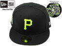 NEWERAyj[Gz59FIFTY SUMMER POP PITTSBURGH PIRATES BLACK T}[|bv sbco[O pC[c ubN 20721