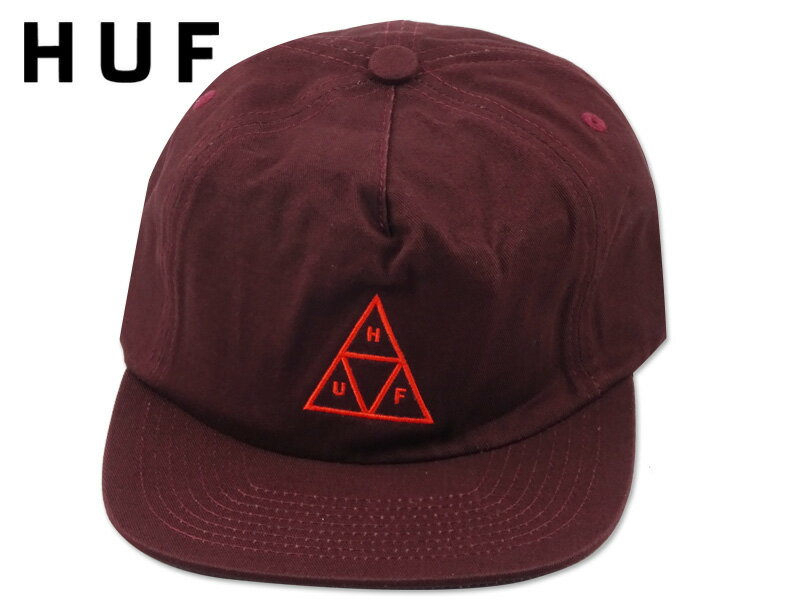 ☆HUF【ハフ】ESSENTIALS UNSTRUCTURED TT SNAPBACK BROWN キャップ ブラウン 20712 [スケボー スケートボード メンズ レディース]