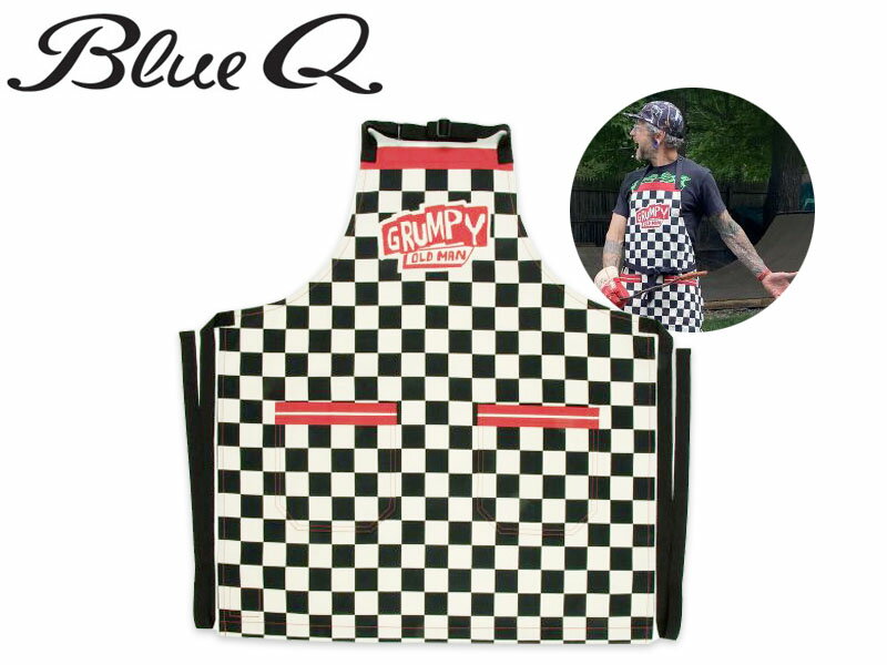 Blue Q ブルーキュー GRUMPY OLD MAN APRON エプロン 20960 [かわいい 母の日 キッチン用品 おしゃれ プレゼント]