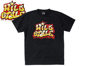 WILD STYLE【ワイルドスタイル】T-SHIRTS BLACK ミューラル Tシャツ ブラック 20574 [グラフィティ ブレイクダンス 壁画 メンズ レディース]