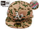 NEWERAyj[GzMLB 59FIFTY DUCK CAMO NEON ORANGE UNDER VISOR OAKLAND ATHLETICS I[Nh AX`bNX _bNJ lIIW A_[oCU[ 20723