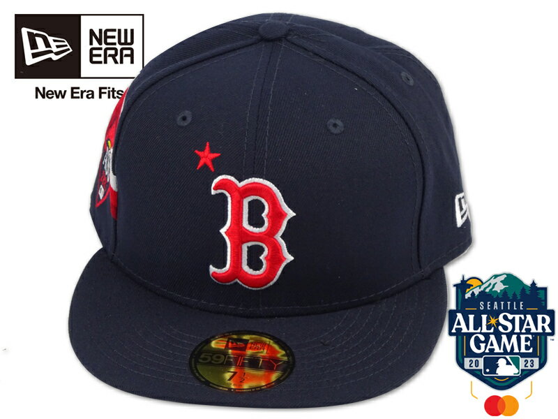 NEWERA ニューエラ 59FIFTY MLB ALLSTAR GAME 2023 BOSTON REDSOX NAVY オールスターゲーム ボストン レッドソックス ネイビー メジャーリーグ　21189