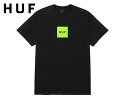 HUF ハフ SET BOX T-SHIRTS BLACK セットボックス Tシャツ ブラック 20937 21071 21578 [スケボー スケートボード ...
