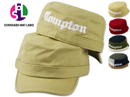 STANDARD HAT LABO スタンダードハットラボ COMPTON LOGO WORK CAP コンプトンロゴ ワークキャップ 21507 21544 STANDARD HAT LABO スタンダードハットラボ COMPTON LOGO WORK CAP コンプトンロゴ ワークキャップ 21507 21544